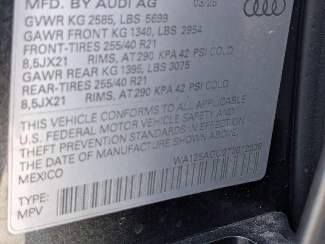new 2026 Audi SQ5 car, priced at $74,934