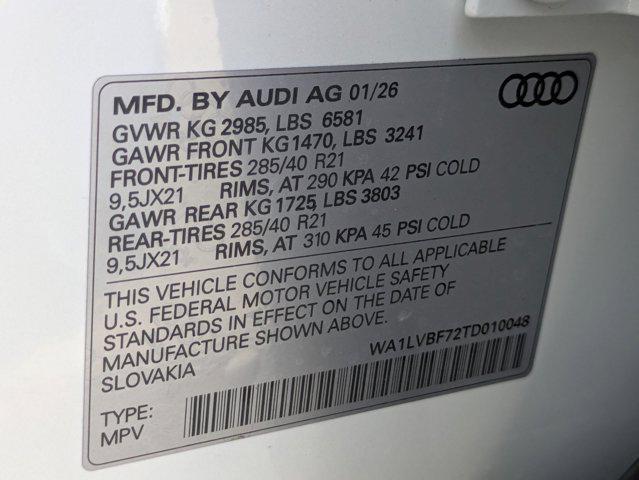 new 2026 Audi Q7 car, priced at $77,745