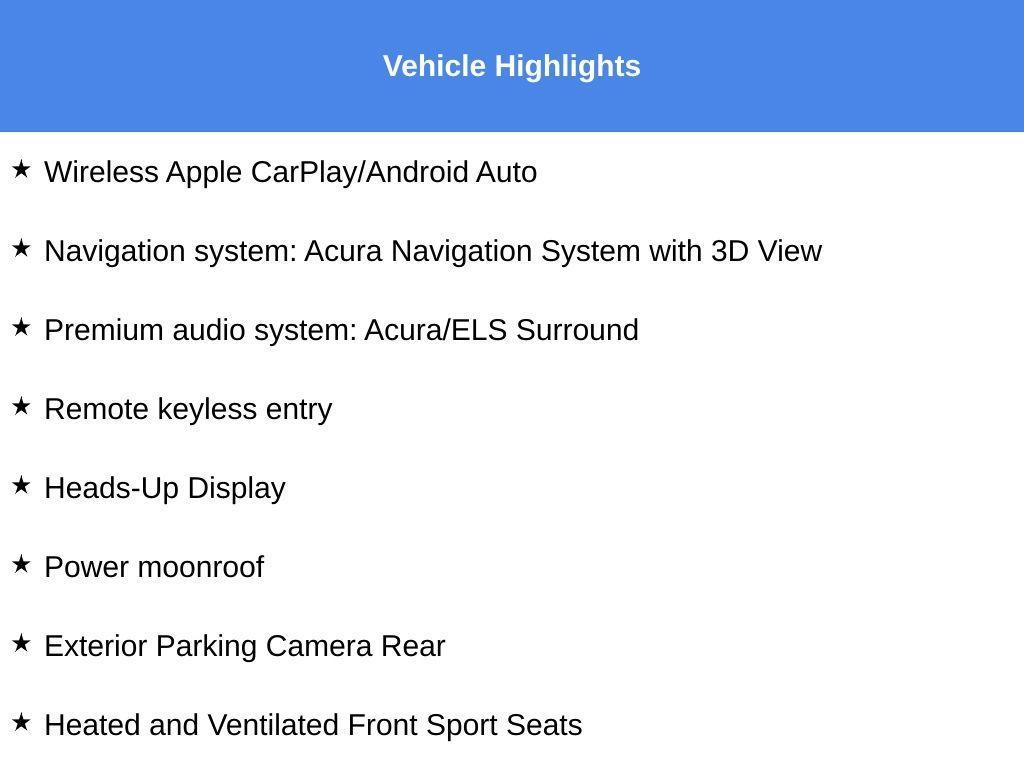 used 2025 Acura TLX car, priced at $57,945