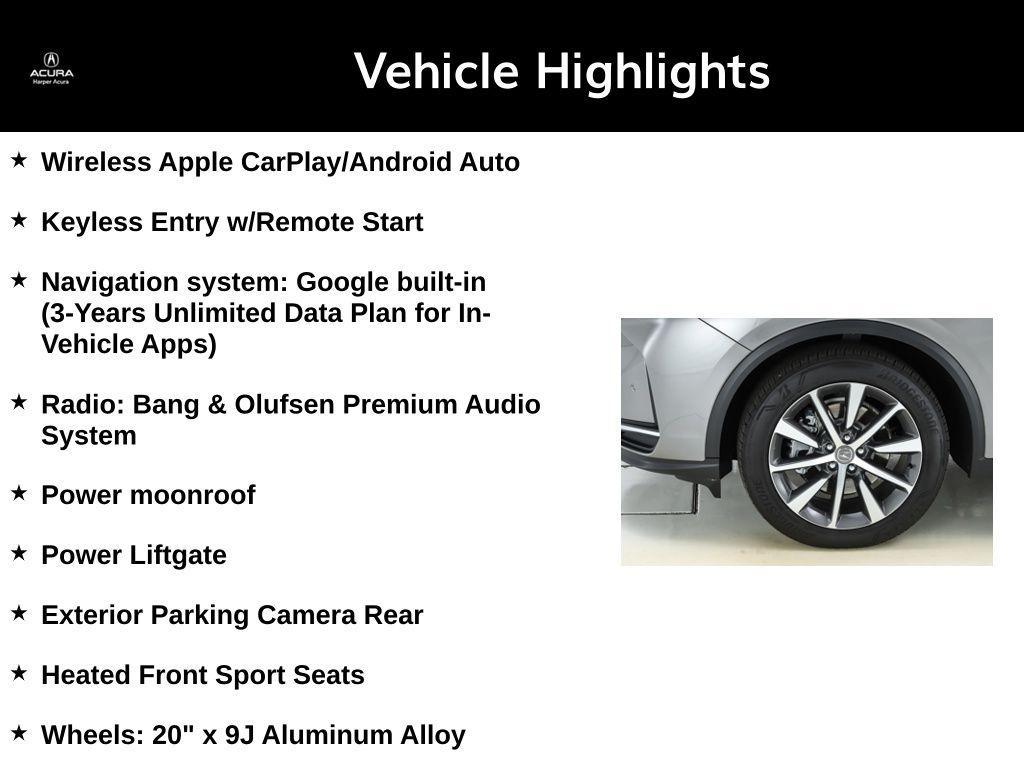 used 2025 Acura MDX car, priced at $52,235