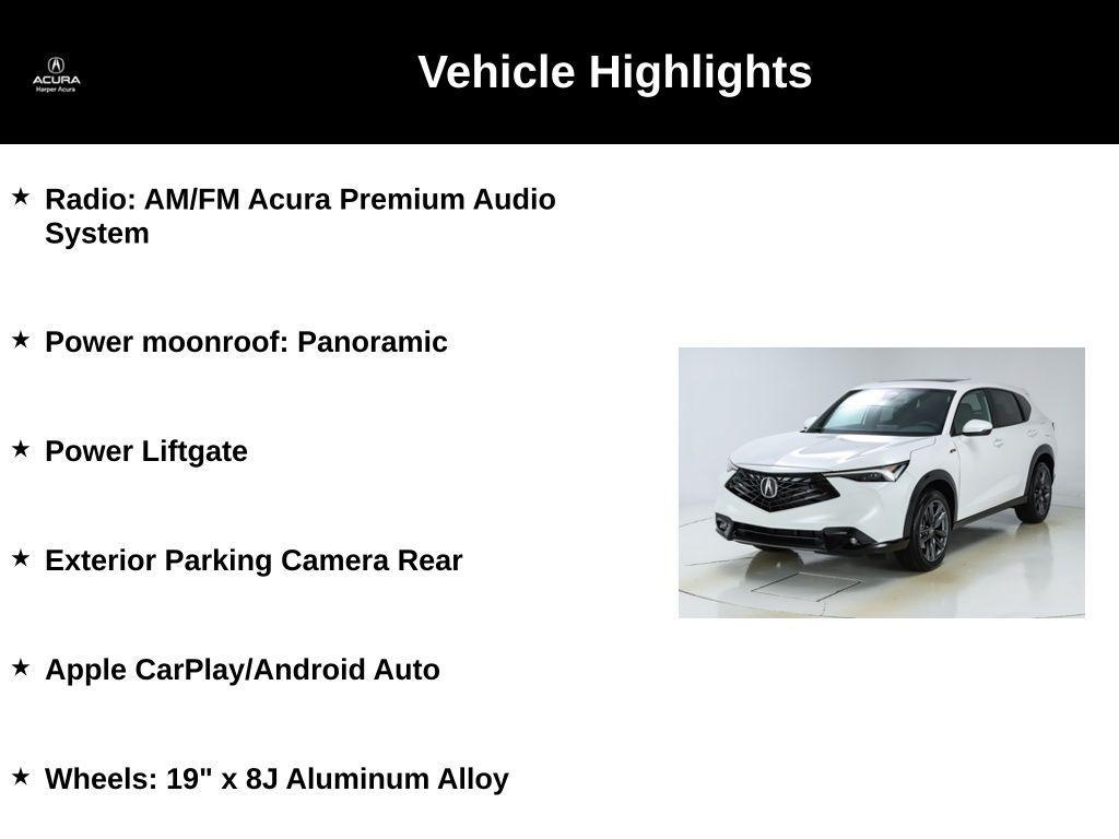 used 2025 Acura ADX car, priced at $34,888