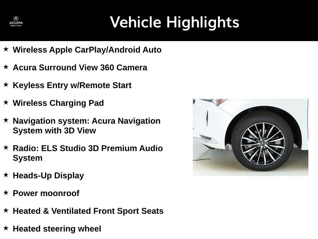 used 2025 Acura RDX car, priced at $46,405