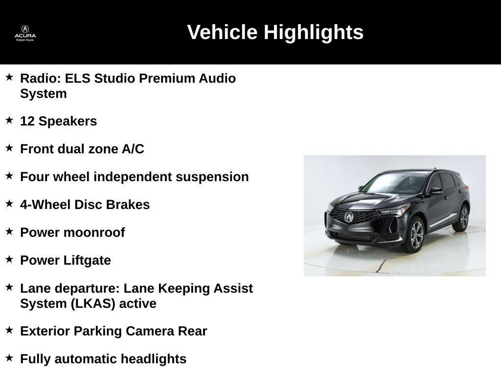 used 2025 Acura RDX car, priced at $41,326