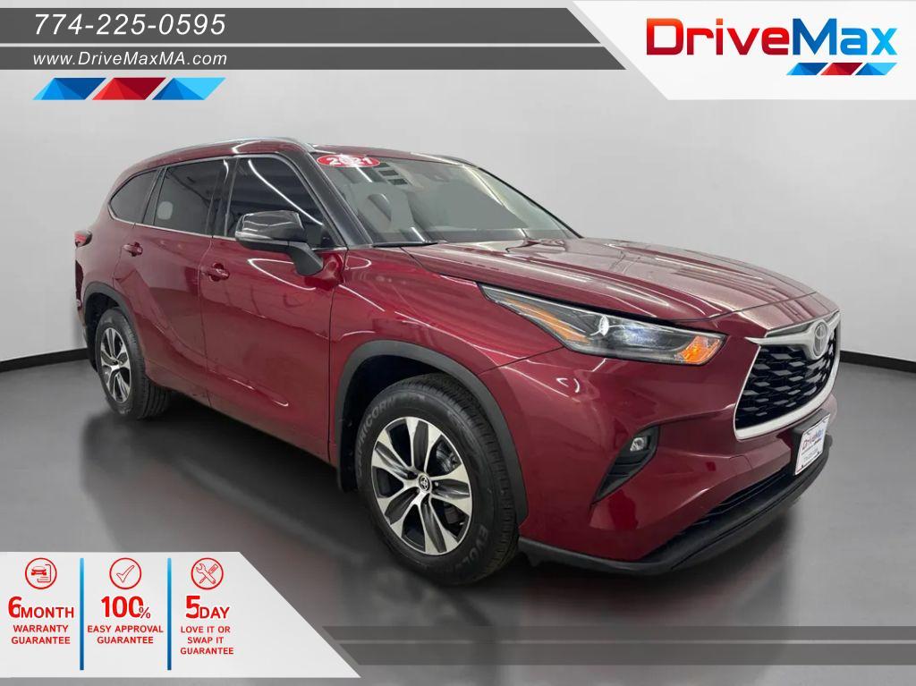 used 2021 Toyota Highlander car, priced at $29,299