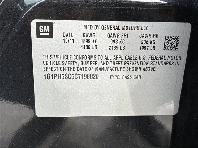 used 2012 Chevrolet Cruze car, priced at $6,373
