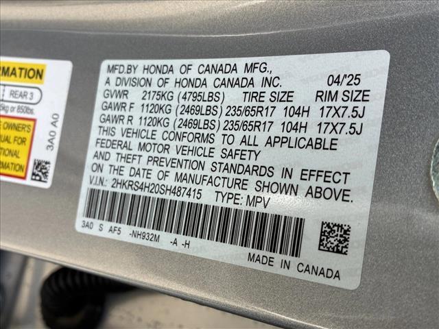 used 2025 Honda CR-V car, priced at $28,165