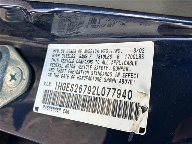 used 2002 Honda Civic car, priced at $6,990