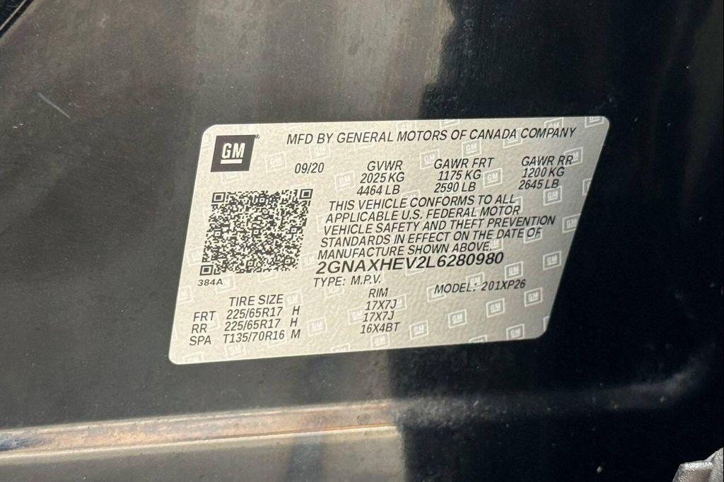 used 2020 Chevrolet Equinox car, priced at $15,797