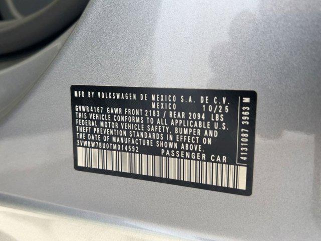 new 2026 Volkswagen Jetta car, priced at $26,241