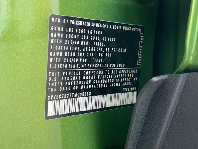 new 2026 Volkswagen Taos car, priced at $31,461