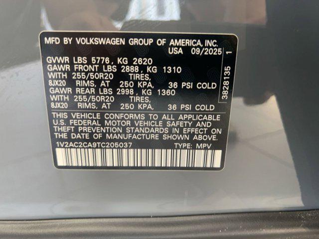 new 2026 Volkswagen Atlas Cross Sport car, priced at $51,691