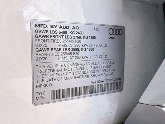 used 2021 Audi Q5 car, priced at $24,999