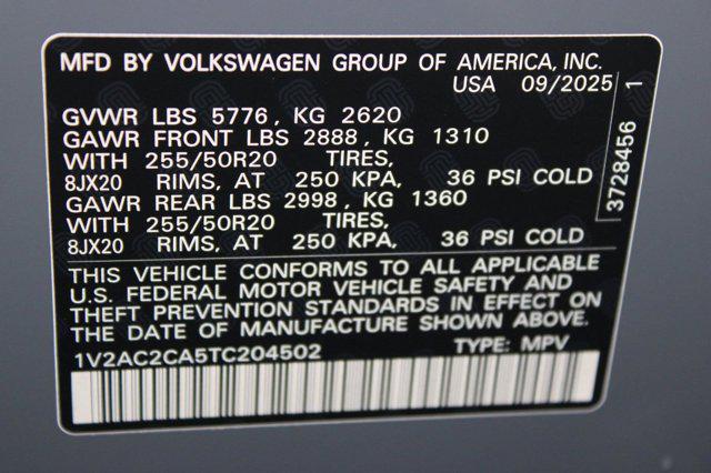 new 2026 Volkswagen Atlas Cross Sport car, priced at $51,451