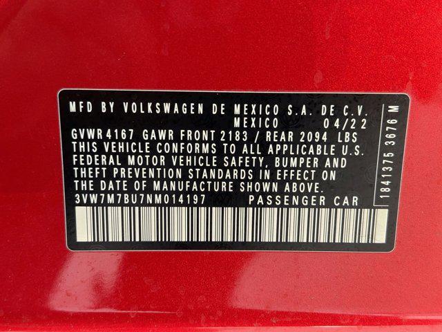 used 2022 Volkswagen Jetta car, priced at $17,999