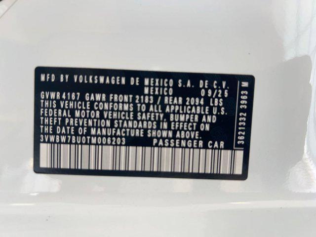 new 2026 Volkswagen Jetta car, priced at $26,281