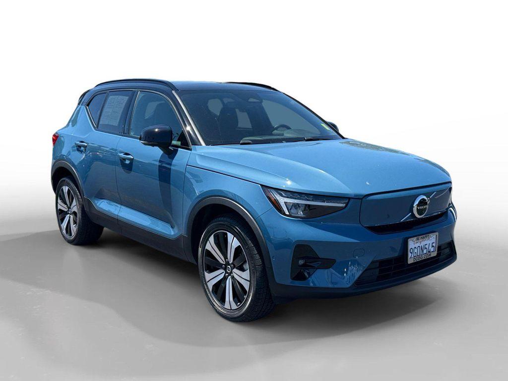 used 2023 Volvo XC40 Recharge Pure Electric car, priced at $28,553
