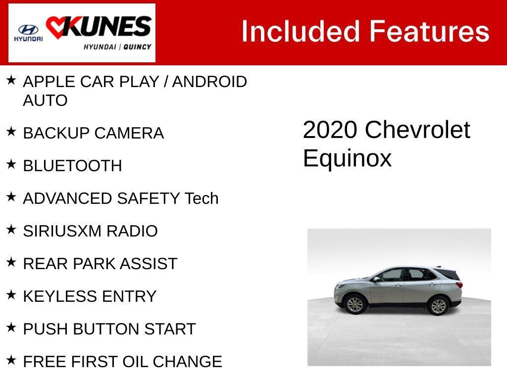 used 2020 Chevrolet Equinox car, priced at $20,334