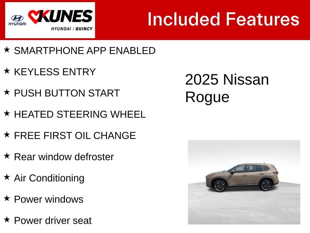 used 2025 Nissan Rogue car, priced at $24,911