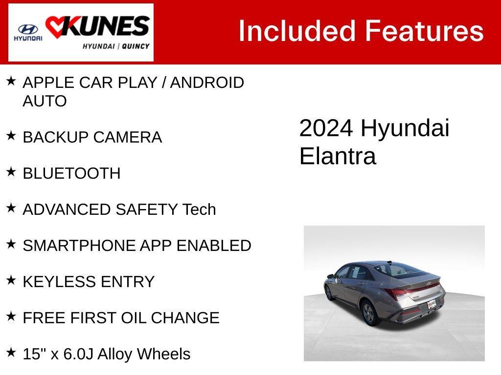 used 2024 Hyundai Elantra car, priced at $20,367