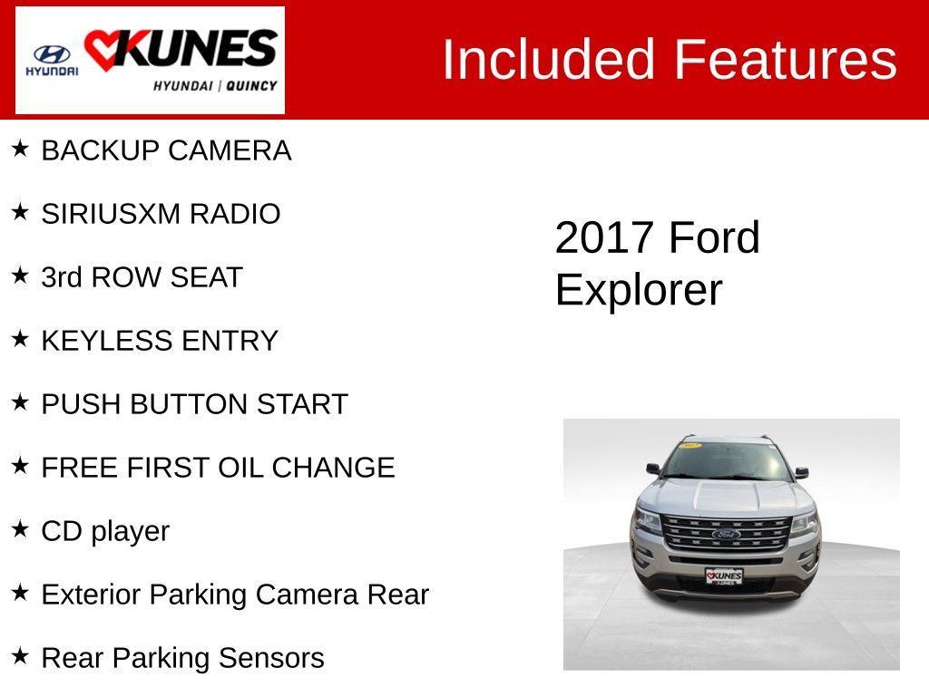 used 2017 Ford Explorer car, priced at $13,294