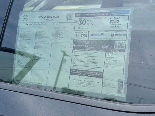 new 2025 Nissan Kicks car, priced at $26,379