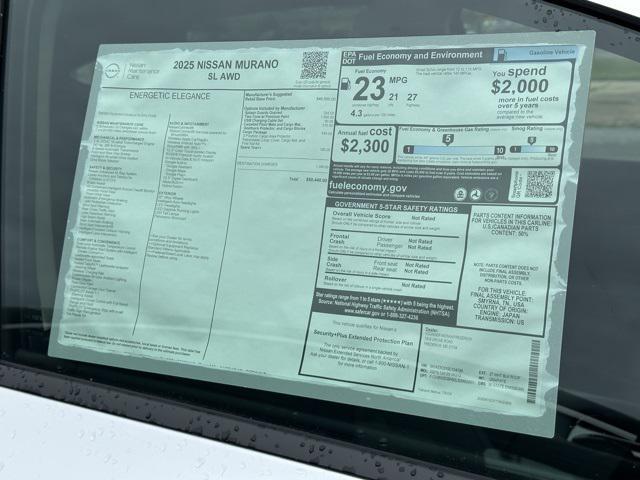 new 2025 Nissan Murano car, priced at $39,818