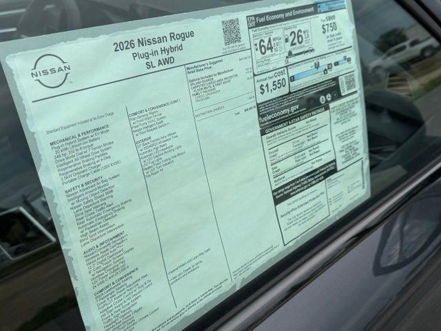 new 2026 Nissan Rogue car, priced at $40,522