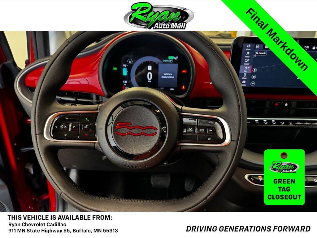 used 2024 FIAT 500e car, priced at $17,476
