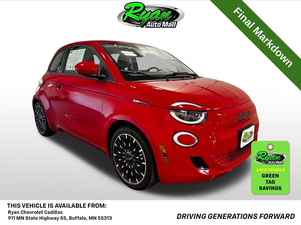 used 2024 FIAT 500e car, priced at $17,596