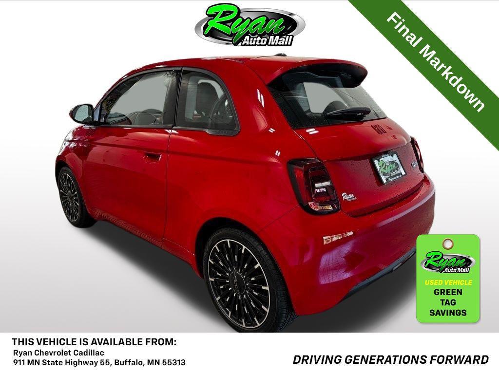 used 2024 FIAT 500e car, priced at $17,596