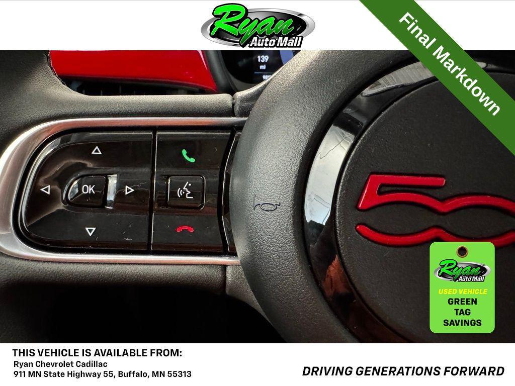 used 2024 FIAT 500e car, priced at $17,596