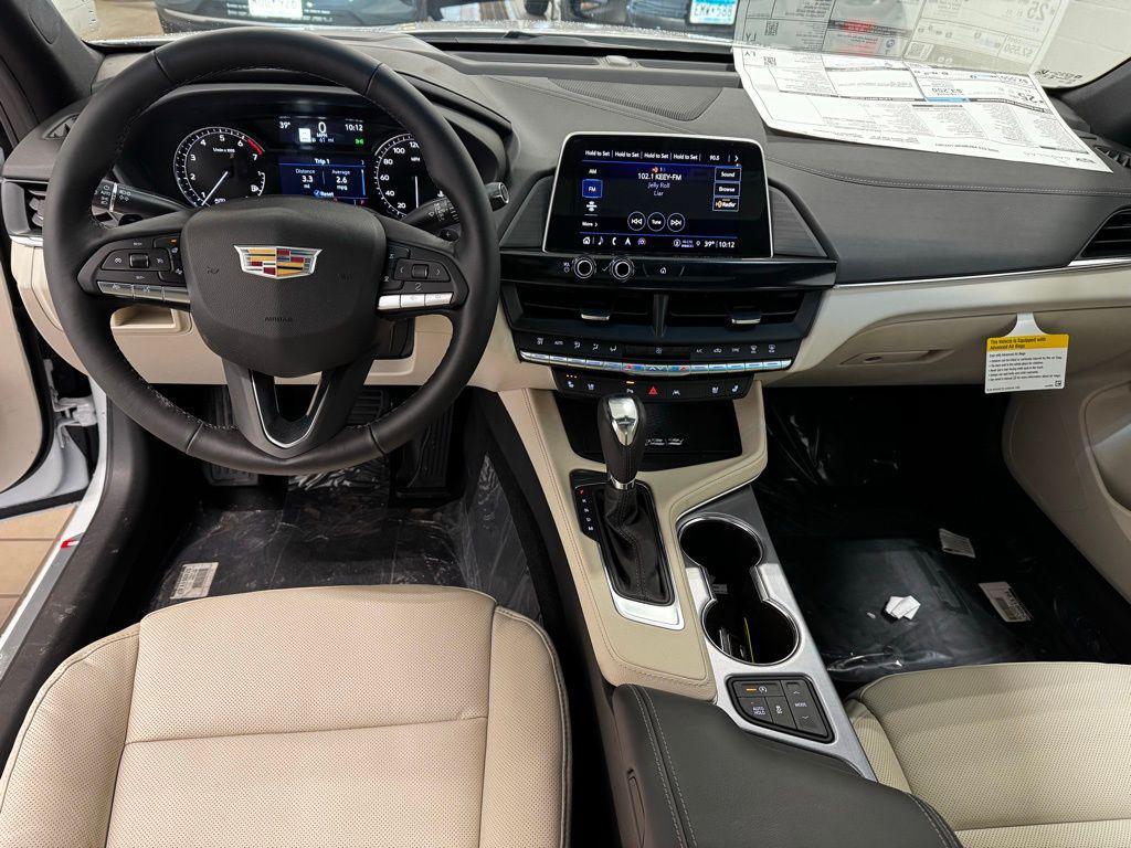 new 2025 Cadillac CT4 car, priced at $47,765
