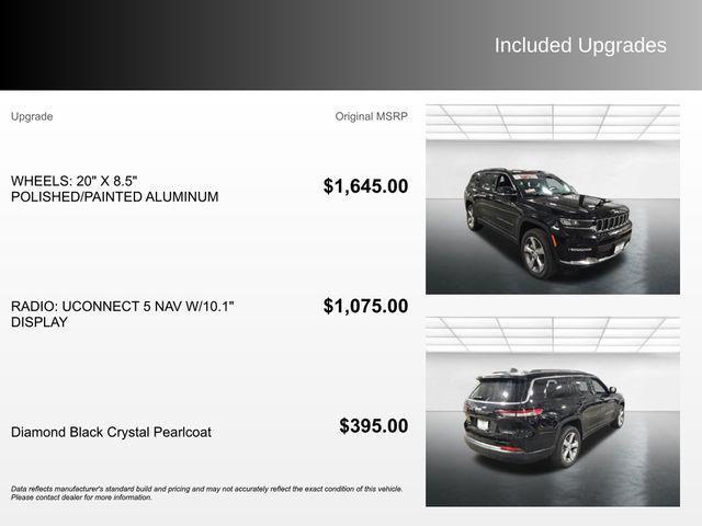 used 2022 Jeep Grand Cherokee L car, priced at $26,500