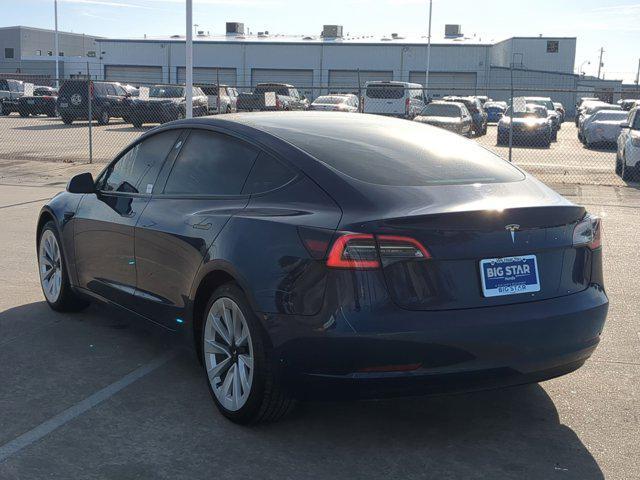 used 2023 Tesla Model 3 car, priced at $21,000