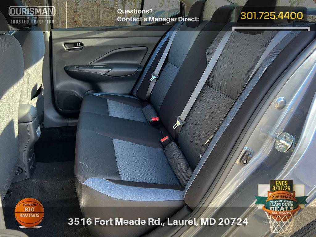 new 2025 Nissan Versa car, priced at $19,485