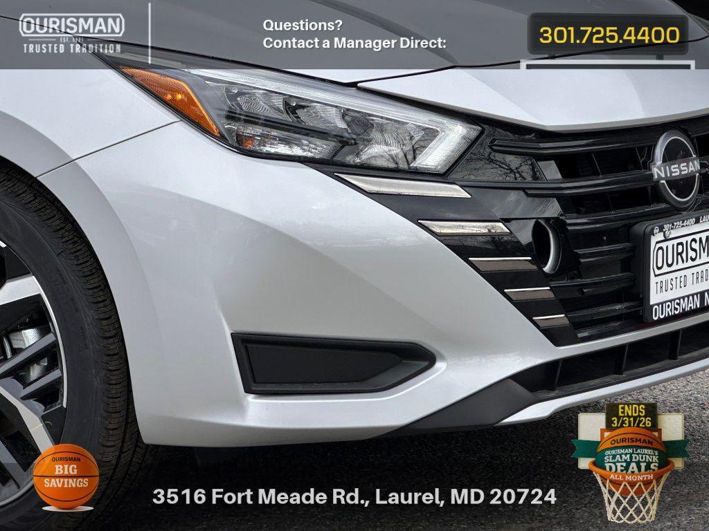 new 2025 Nissan Versa car, priced at $20,485