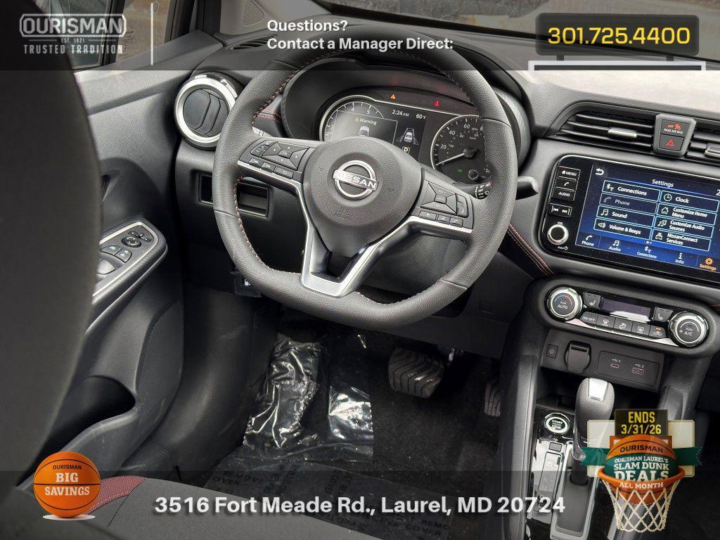 new 2025 Nissan Versa car, priced at $20,485