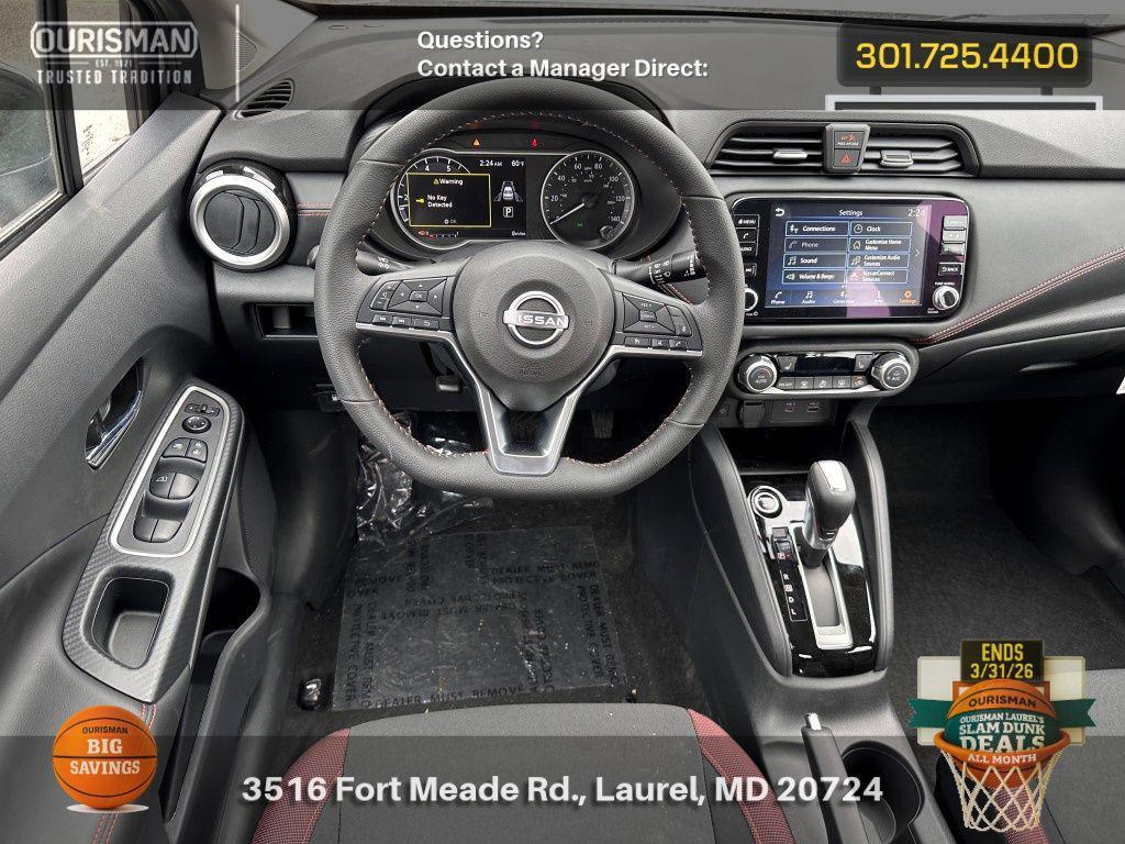 new 2025 Nissan Versa car, priced at $20,485