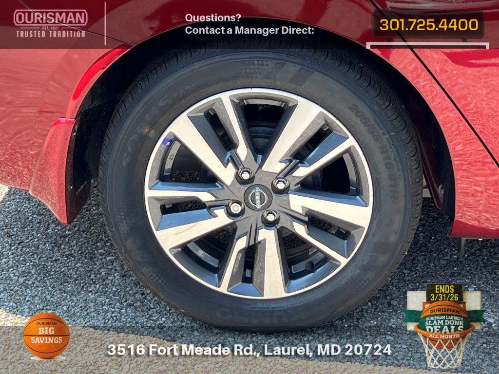 new 2025 Nissan Versa car, priced at $18,985