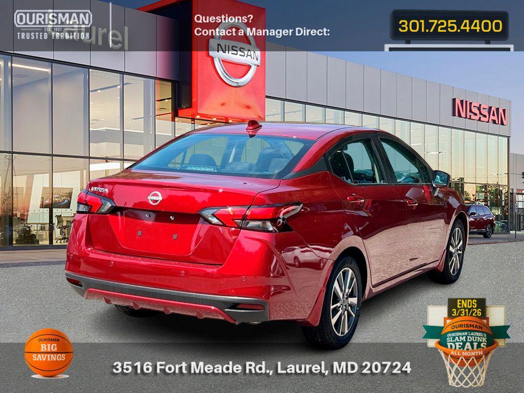 new 2025 Nissan Versa car, priced at $18,985