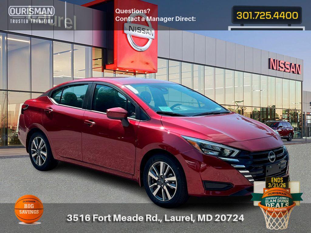 new 2025 Nissan Versa car, priced at $18,985