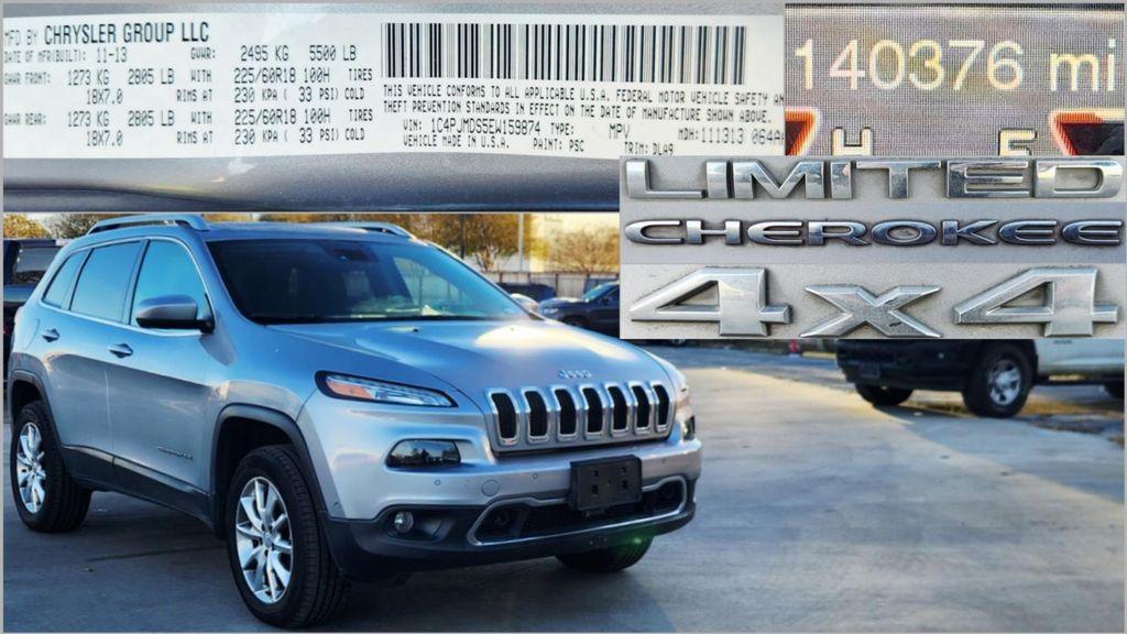 used 2014 Jeep Cherokee car, priced at $10,000