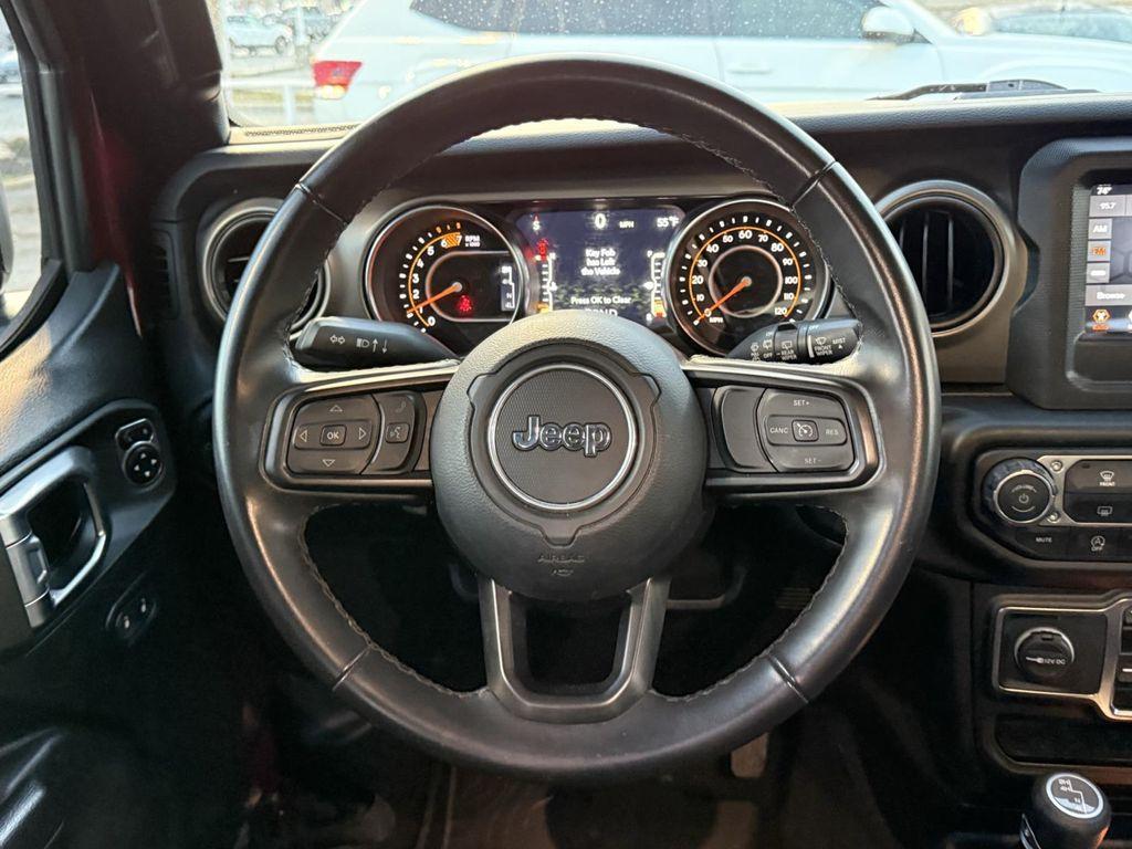 used 2021 Jeep Wrangler car, priced at $27,500