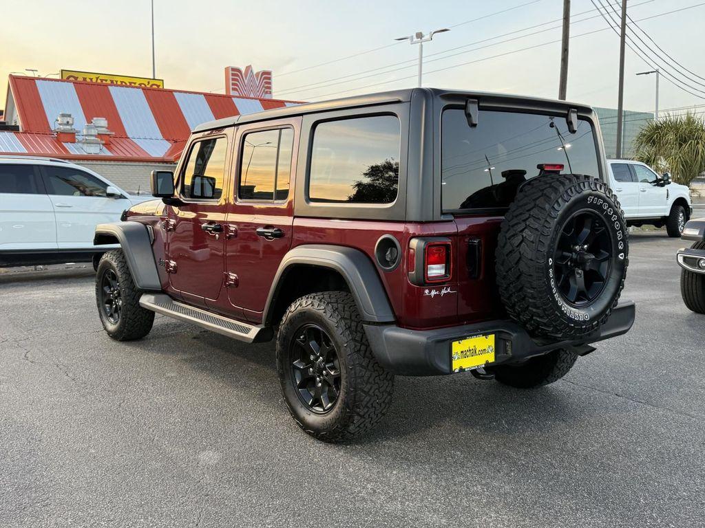 used 2021 Jeep Wrangler car, priced at $27,500
