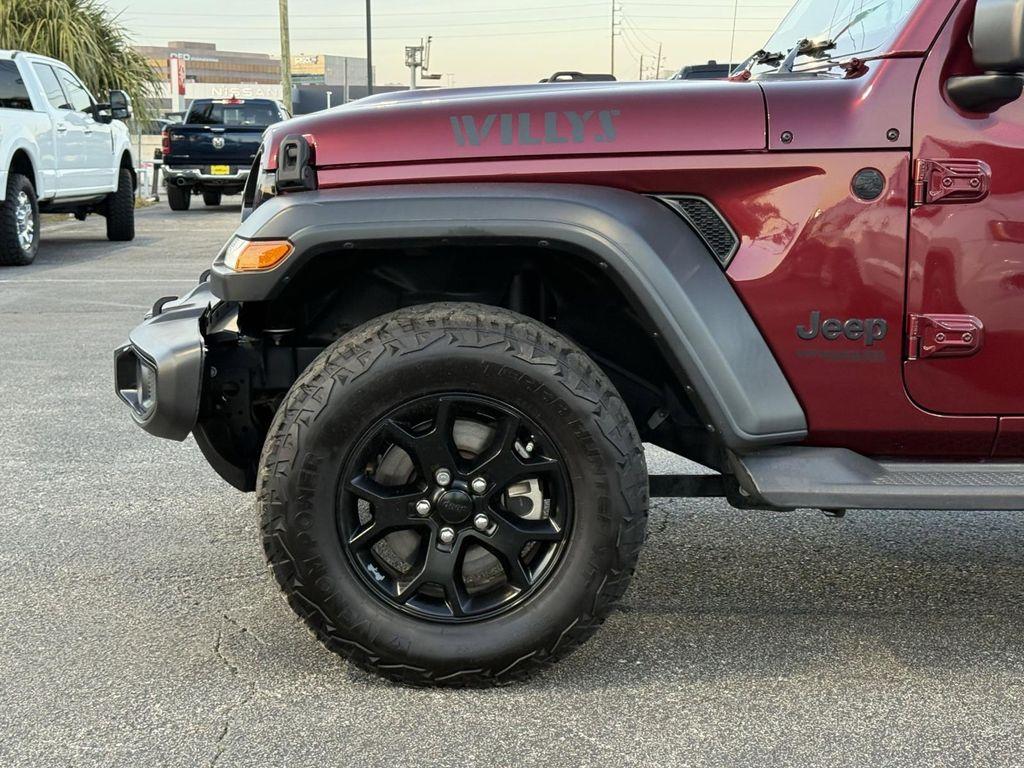 used 2021 Jeep Wrangler car, priced at $27,500