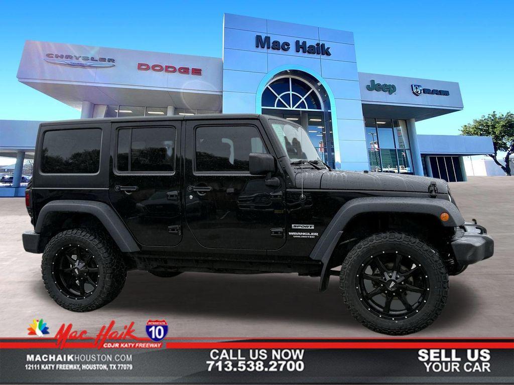 used 2015 Jeep Wrangler Unlimited car, priced at $19,500