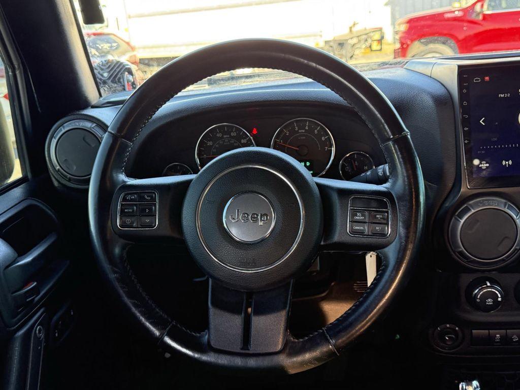 used 2016 Jeep Wrangler Unlimited car, priced at $18,500