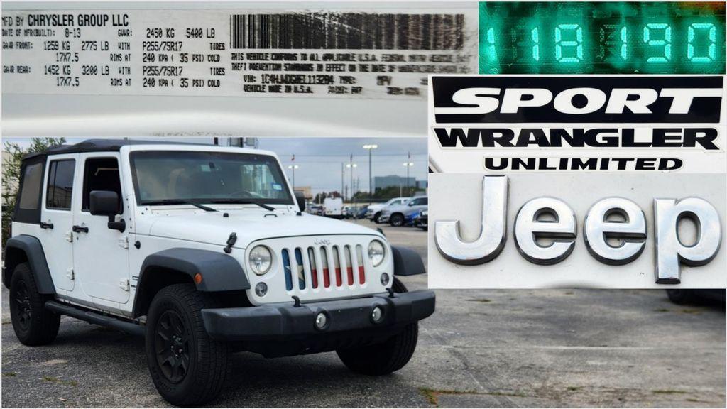 used 2014 Jeep Wrangler Unlimited car, priced at $16,500