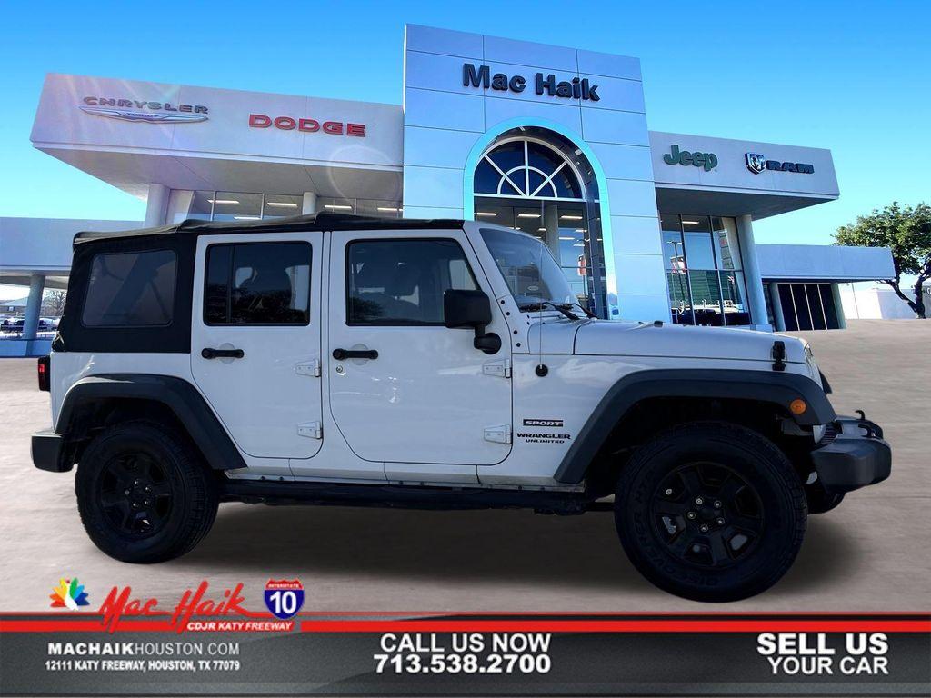 used 2014 Jeep Wrangler Unlimited car, priced at $15,000