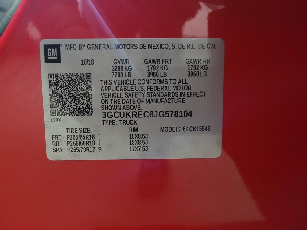 used 2018 Chevrolet Silverado 1500 car, priced at $23,895